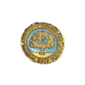 Vintage “National Congress of Parents and Teachers 1897“ Lapel Pin PTA Unsigned